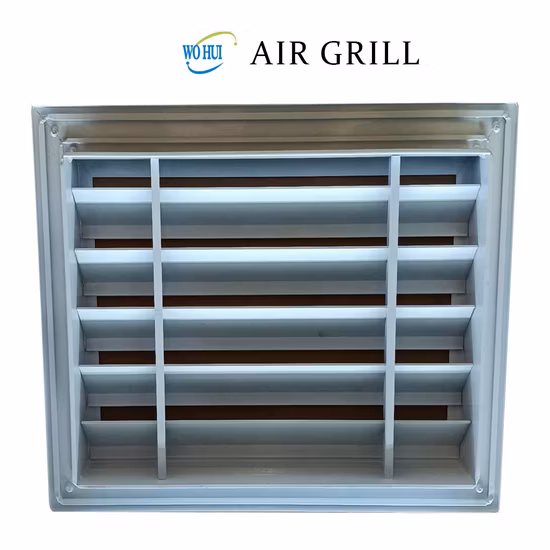 Rejillas de salida del difusor de aire de retorno de la pared de la puerta de ventilación con bisagras de las piezas del aire acondicionado