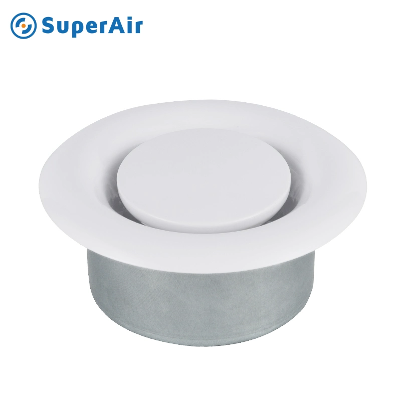 Super Selling Stainless Steel Circular Ceiling Air Valve Disc Vent 4" 100mm, 5" 125mm, 6" 150mm, and 8" 200mm