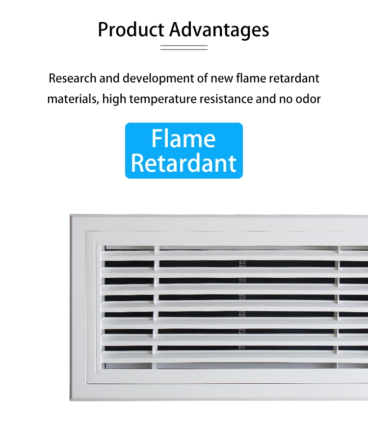 Classic Design Chinese Style HVAC Ventilation Air Conditioning Aluminum Linear Slot Diffuser Adjustable Air Vent