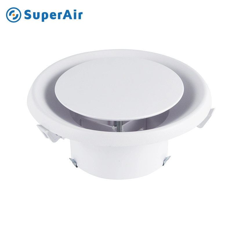 Super Selling Stainless Steel Circular Ceiling Air Valve Disc Vent 4" 100mm, 5" 125mm, 6" 150mm, and 8" 200mm