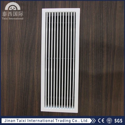 Diseño clásico Estilo chino HVAC Ventilación Aire acondicionado Aluminio Ranura lineal Difusor Ventilación de aire ajustable