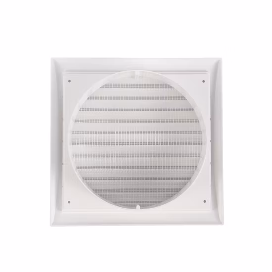 Ventilación externa con obturadores de gravedad Tamaño en 100 mm