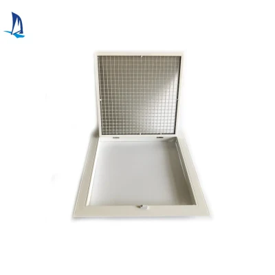 Difusor de aire de rejilla de caja de huevo cuadrada de aluminio HVAC